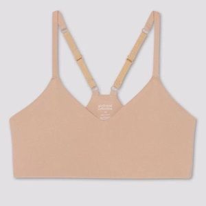 Girlfriend Collective bralette in pebble, size S 💐